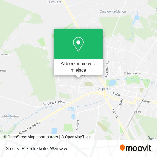 Mapa Słonik. Przedszkole