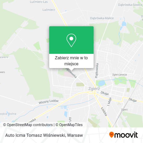 Mapa Auto Icma Tomasz Wiśniewski