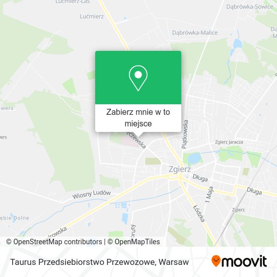 Mapa Taurus Przedsiebiorstwo Przewozowe