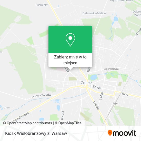 Mapa Kiosk Wielobranzowy z