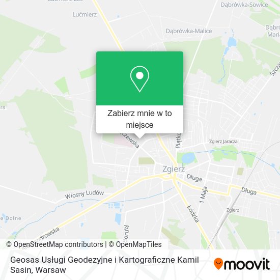 Mapa Geosas Usługi Geodezyjne i Kartograficzne Kamil Sasin