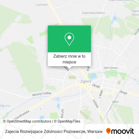 Mapa Zajecia Rozwijajace Zdolnosci Poznawcze