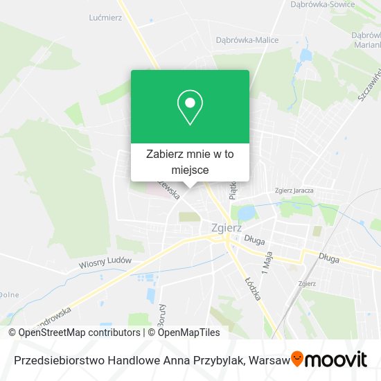 Mapa Przedsiebiorstwo Handlowe Anna Przybylak