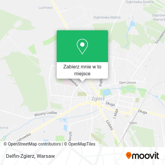 Mapa Delfin-Zgierz