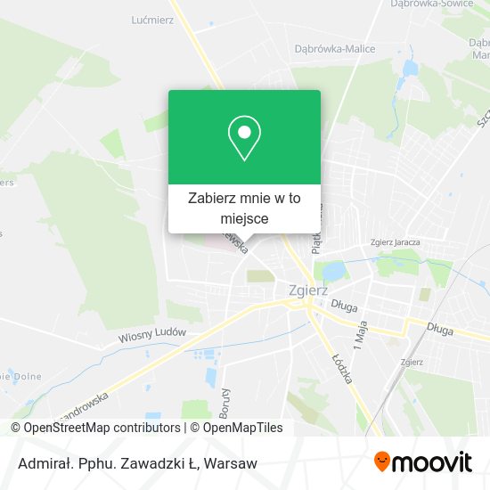 Mapa Admirał. Pphu. Zawadzki Ł