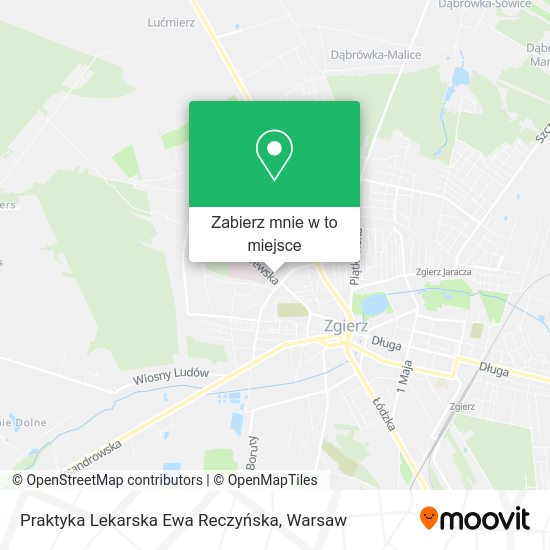 Mapa Praktyka Lekarska Ewa Reczyńska