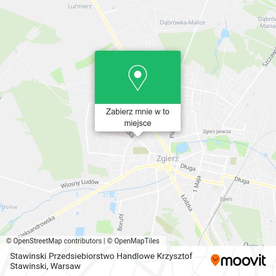 Mapa Stawinski Przedsiebiorstwo Handlowe Krzysztof Stawinski