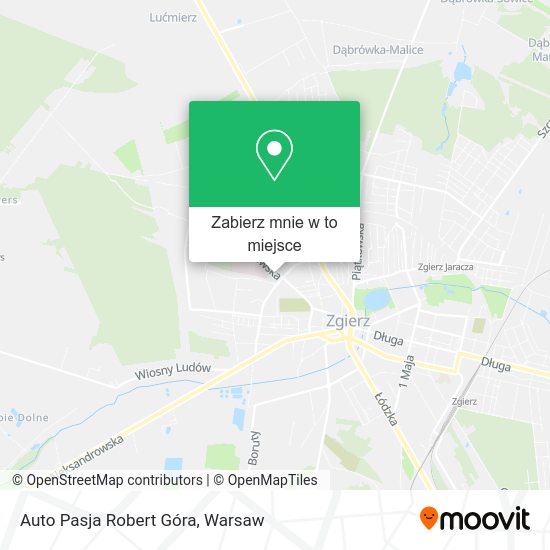 Mapa Auto Pasja Robert Góra