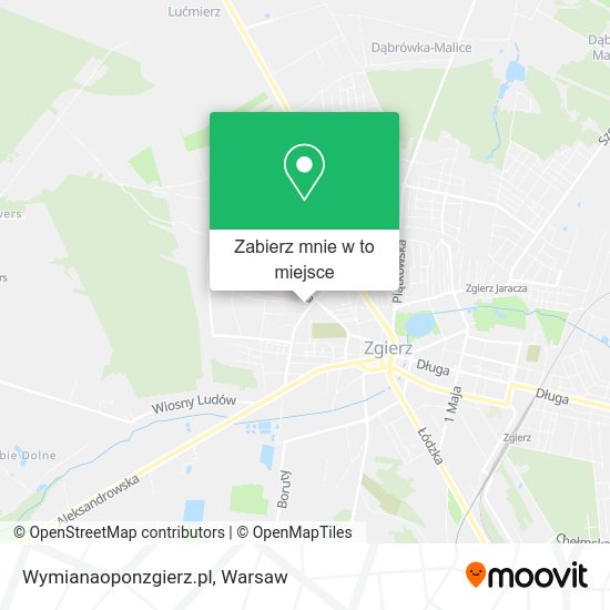 Mapa Wymianaoponzgierz.pl