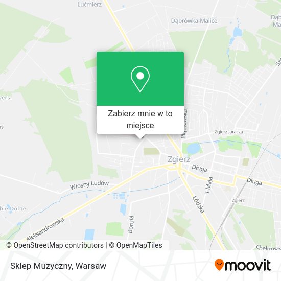 Mapa Sklep Muzyczny