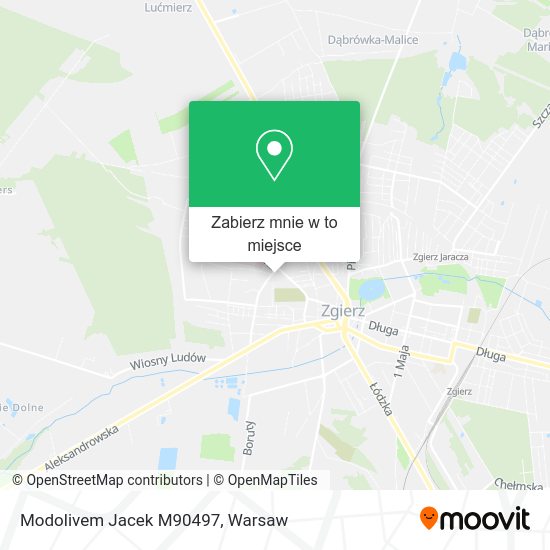 Mapa Modolivem Jacek M90497