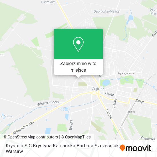 Mapa Krystula S C Krystyna Kaplanska Barbara Szczesniak