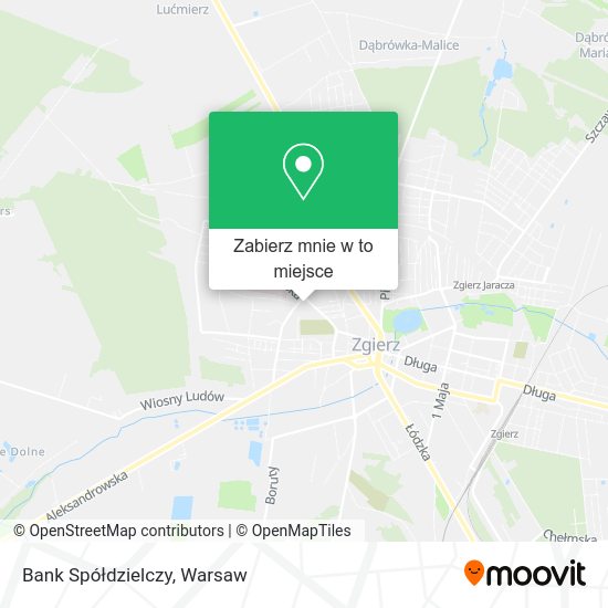 Mapa Bank Spółdzielczy