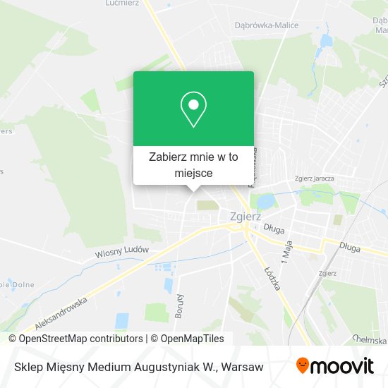 Mapa Sklep Mięsny Medium Augustyniak W.