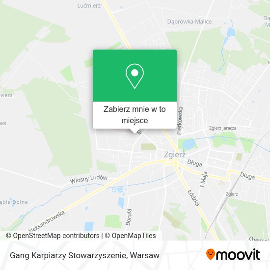 Mapa Gang Karpiarzy Stowarzyszenie