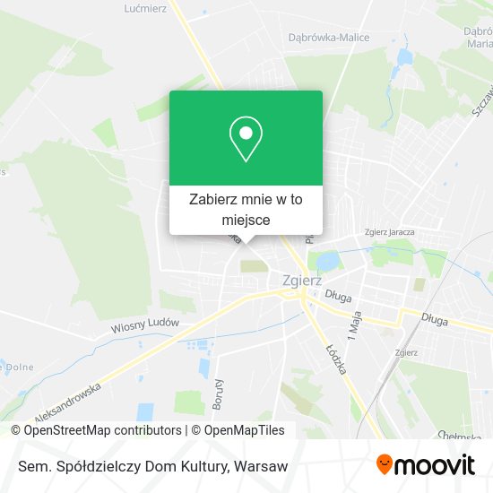 Mapa Sem. Spółdzielczy Dom Kultury