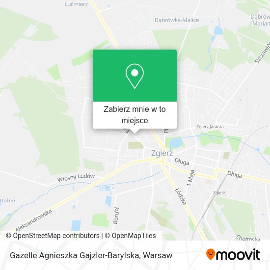 Mapa Gazelle Agnieszka Gajzler-Barylska