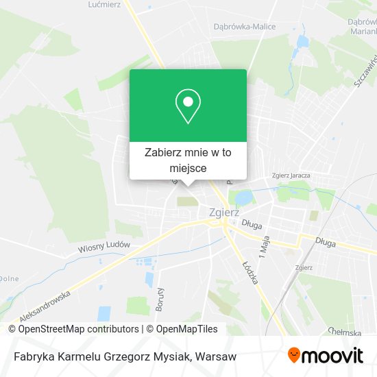 Mapa Fabryka Karmelu Grzegorz Mysiak