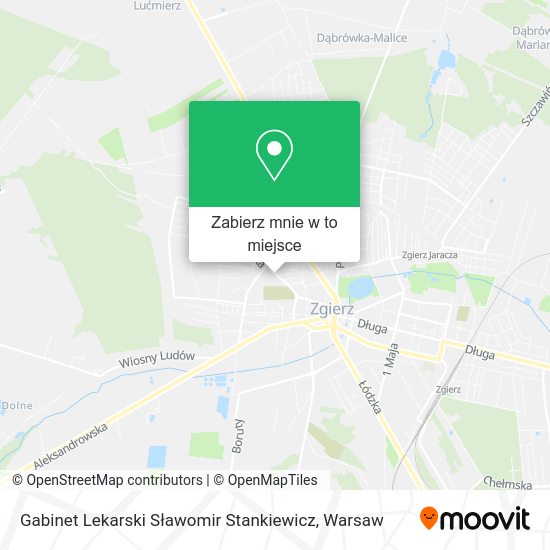 Mapa Gabinet Lekarski Sławomir Stankiewicz