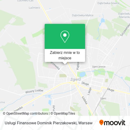 Mapa Usługi Finansowe Dominik Pierzakowski