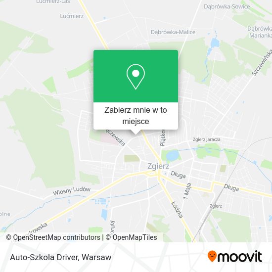 Mapa Auto-Szkola Driver