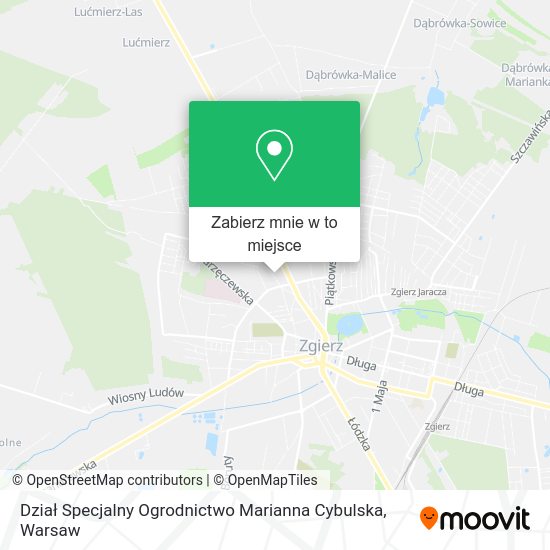 Mapa Dział Specjalny Ogrodnictwo Marianna Cybulska