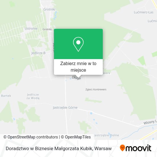 Mapa Doradztwo w Biznesie Małgorzata Kubik