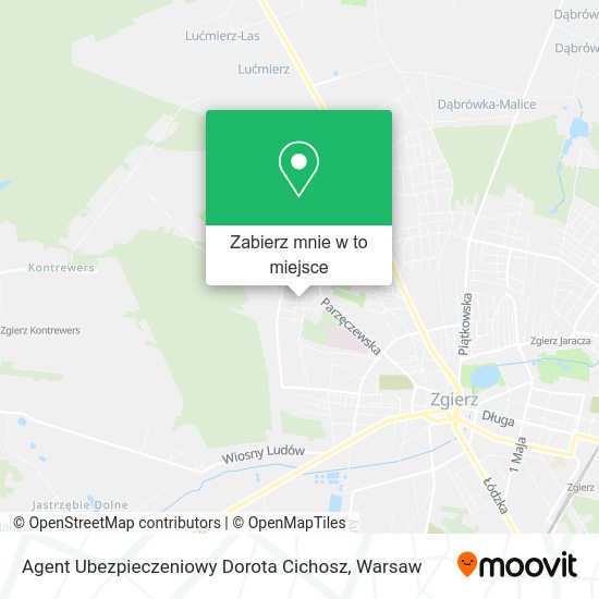 Mapa Agent Ubezpieczeniowy Dorota Cichosz