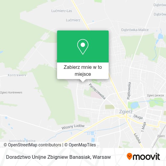 Mapa Doradztwo Unijne Zbigniew Banasiak