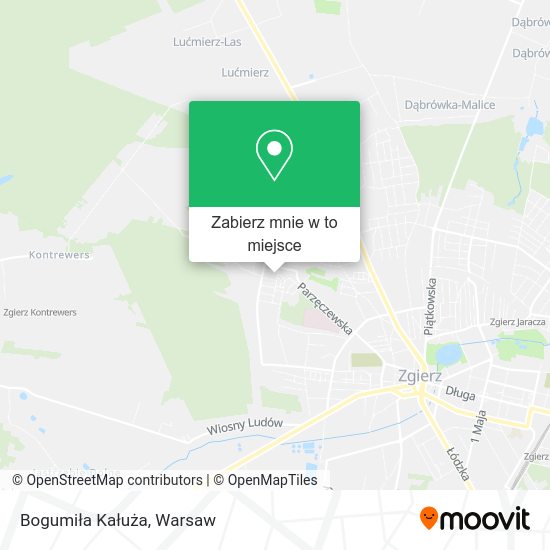 Mapa Bogumiła Kałuża