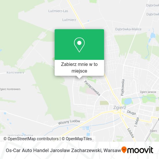 Mapa Os-Car Auto Handel Jarosław Zacharzewski