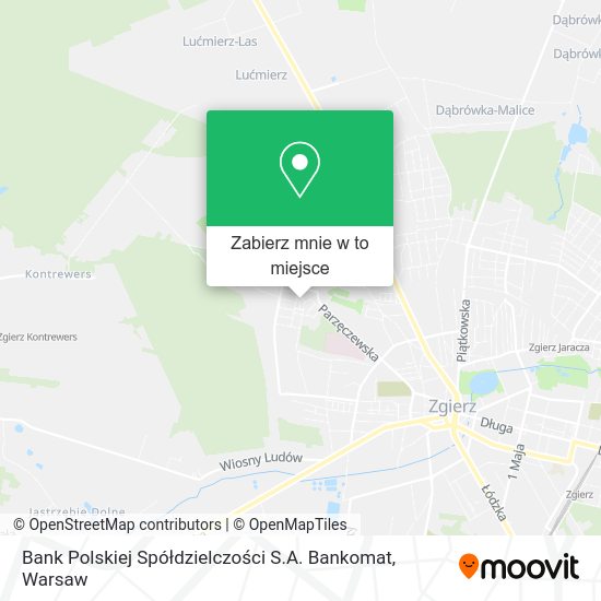 Mapa Bank Polskiej Spółdzielczości S.A. Bankomat