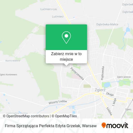 Mapa Firma Sprzątająca Perfekta Edyta Grzelak