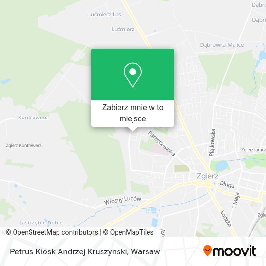 Mapa Petrus Kiosk Andrzej Kruszynski