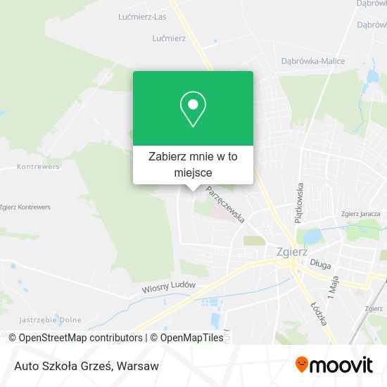 Mapa Auto Szkoła Grześ