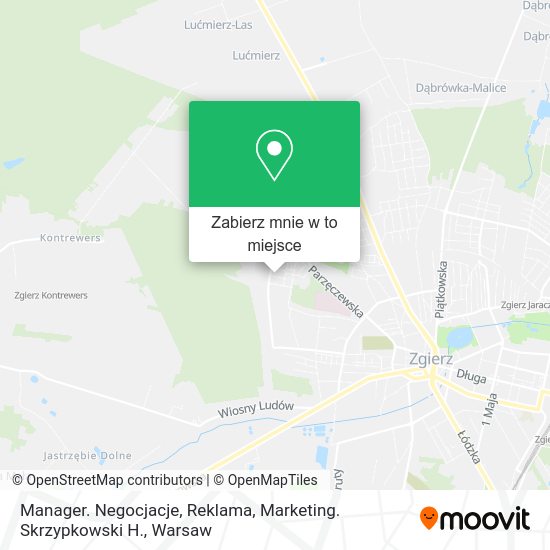 Mapa Manager. Negocjacje, Reklama, Marketing. Skrzypkowski H.