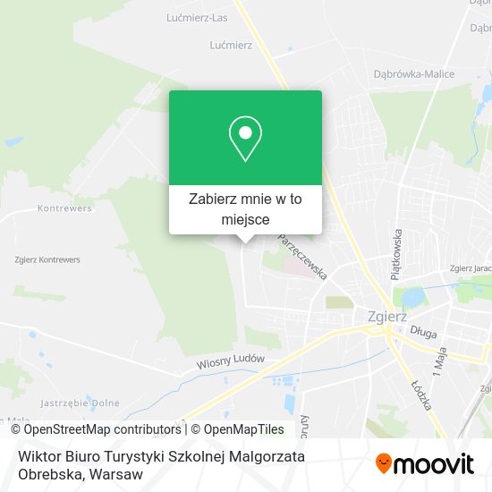 Mapa Wiktor Biuro Turystyki Szkolnej Malgorzata Obrebska