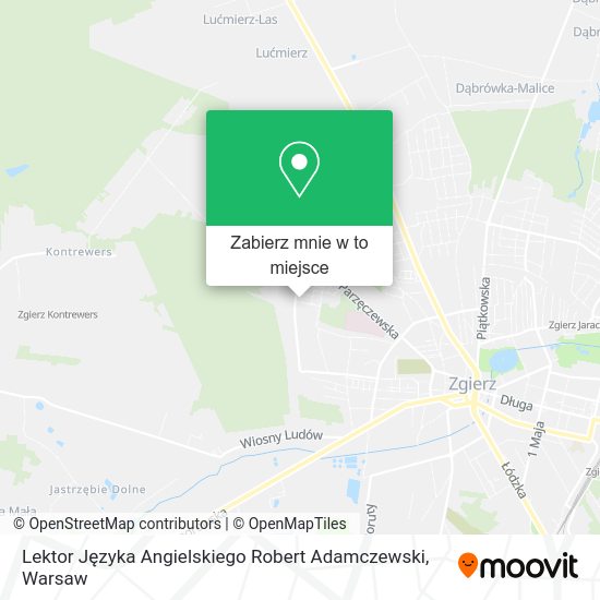 Mapa Lektor Języka Angielskiego Robert Adamczewski