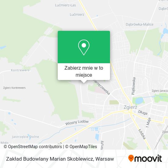 Mapa Zakład Budowlany Marian Skoblewicz