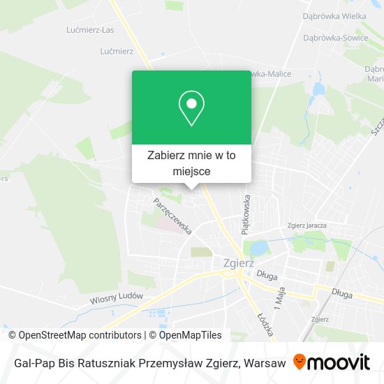 Mapa Gal-Pap Bis Ratuszniak Przemysław Zgierz