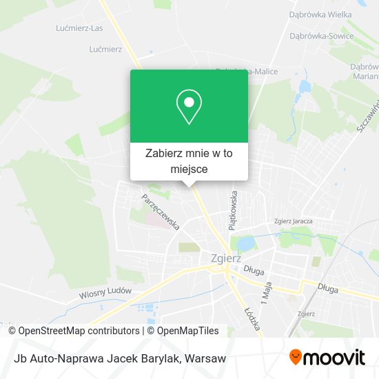 Mapa Jb Auto-Naprawa Jacek Barylak