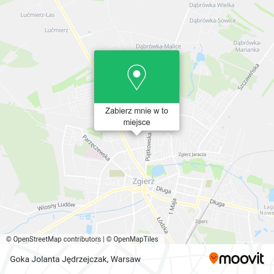 Mapa Goka Jolanta Jędrzejczak