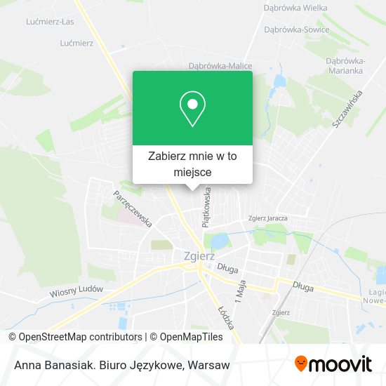 Mapa Anna Banasiak. Biuro Językowe