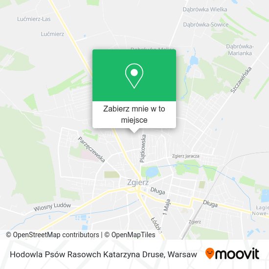 Mapa Hodowla Psów Rasowch Katarzyna Druse