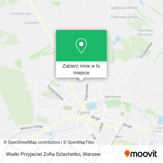 Mapa Wielki Przyjaciel Zofia Szlachetko