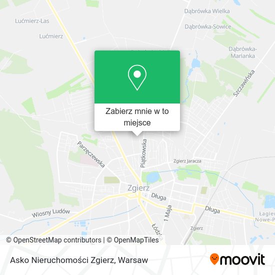 Mapa Asko Nieruchomości Zgierz