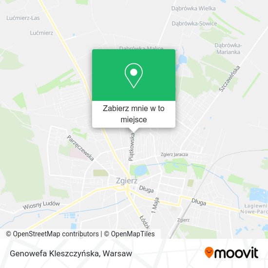 Mapa Genowefa Kleszczyńska