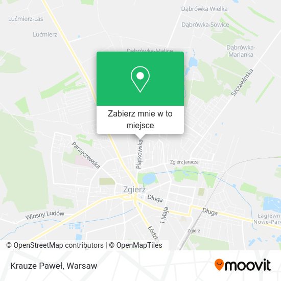 Mapa Krauze Paweł