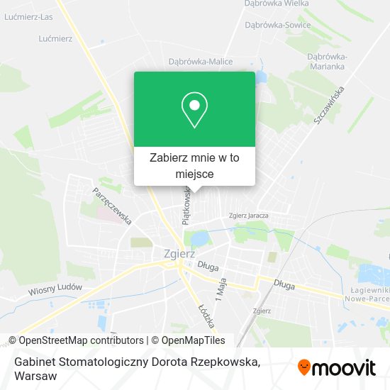 Mapa Gabinet Stomatologiczny Dorota Rzepkowska