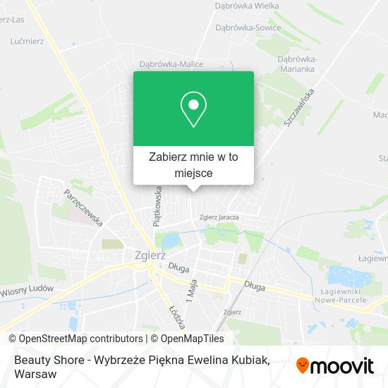 Mapa Beauty Shore - Wybrzeże Piękna Ewelina Kubiak